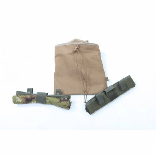 Tasca caricatori esauriti da gamba softair militare tattico tactical leg dump Vegetato